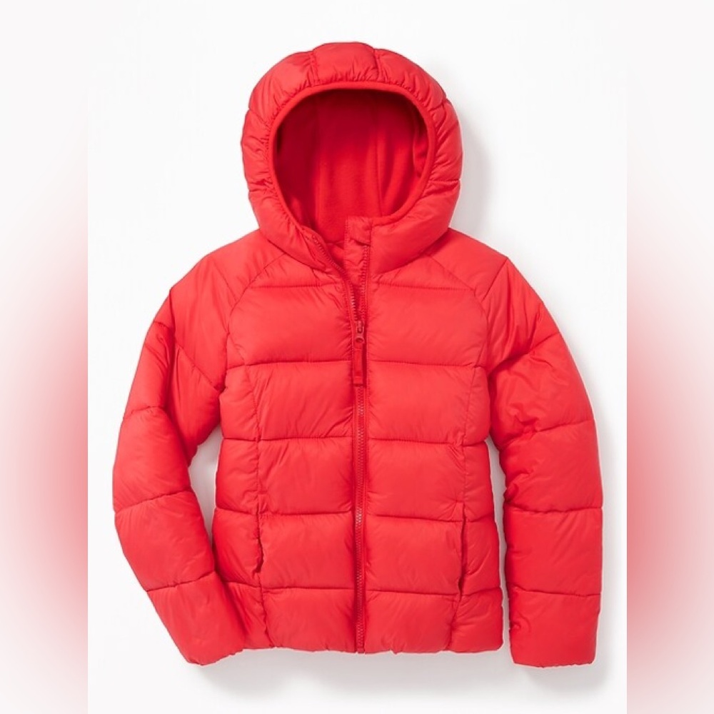 Wind-Resistant Frost-Free Puffer Jacket for Girls— OLD NAVY. Size XL/14. New.